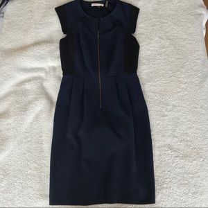 Rebecca Taylor blue and black dress